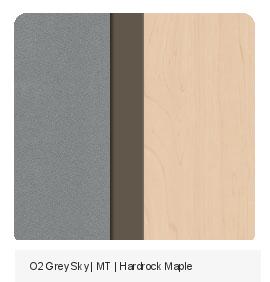 Office Color Palette: Grey Sky | MT | Hardrock Maple