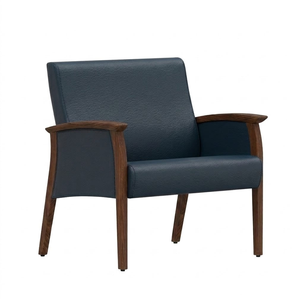 Bariatric seat high navy