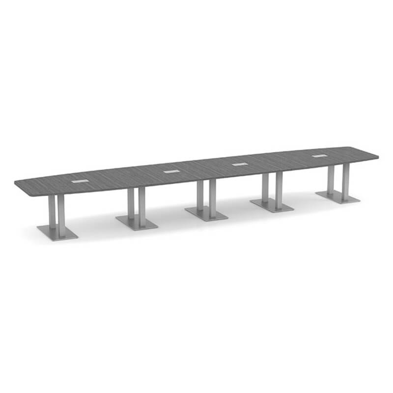 Nexus boat shape metal base newport gray 6