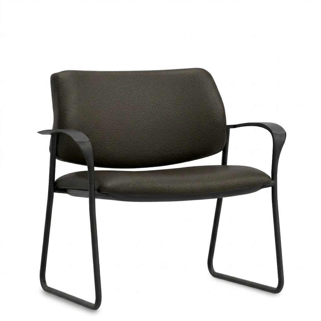 Reception chairs sled base legs espresso