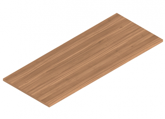 Flip top training table laminate 60x24 autumn walnut