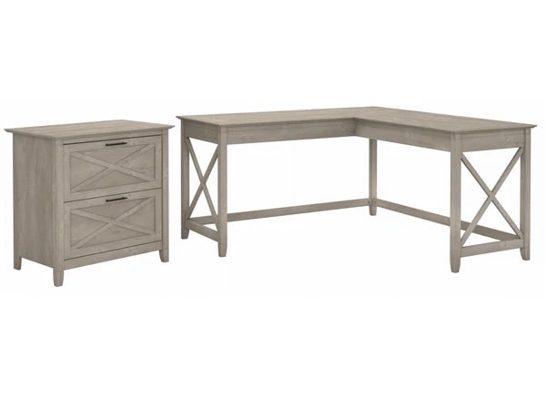 L shaped desk and file cabinet highlight washed gray L shaped desk and file cabinet highlight washed gray
