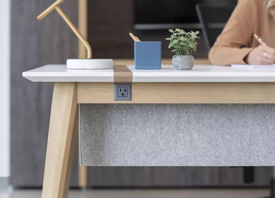 Private office furniture close up 1