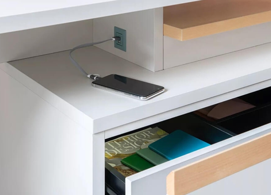 Private office furniture close up 2