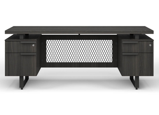 Sit and stand desk sit and stand corner desk credenzas front view 1 Sit and stand desk sit and stand corner desk credenzas front view 1