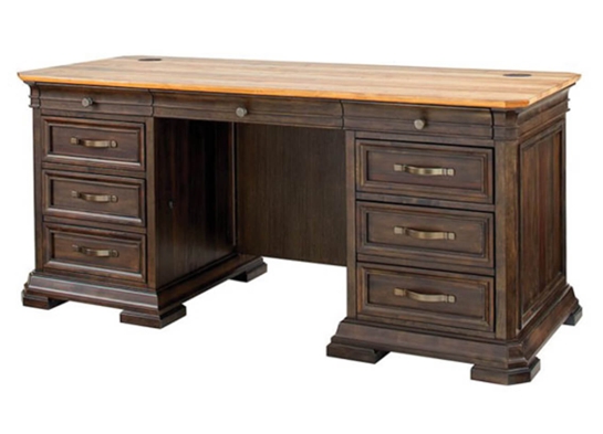 Straight office desk contemporary office desk rustic wood executive desk angle view 1 Straight office desk contemporary office desk rustic wood executive desk angle view 1